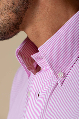 Italian button-down collar detail | VESTITI