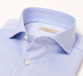 VESTITI signature diagonal top button hole detail - Italian tailoring craftsmanship